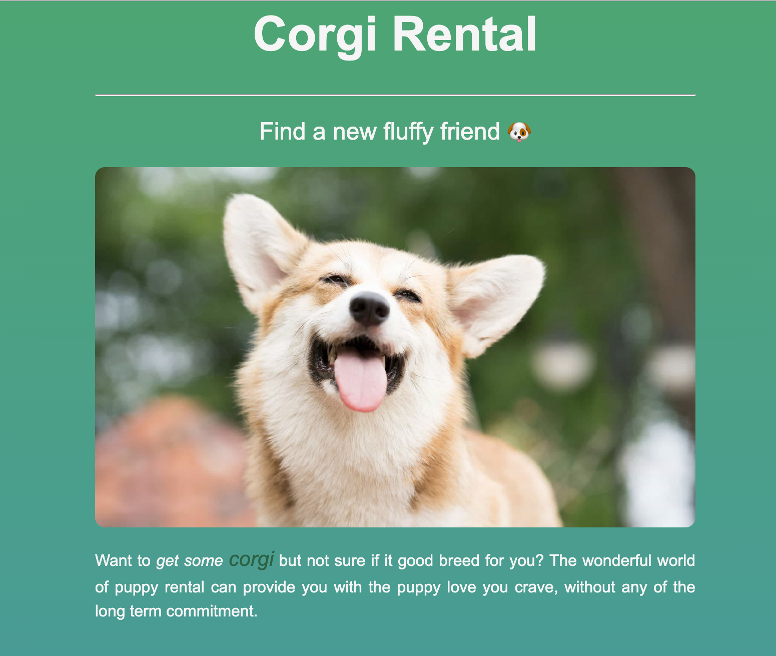 Corgi App